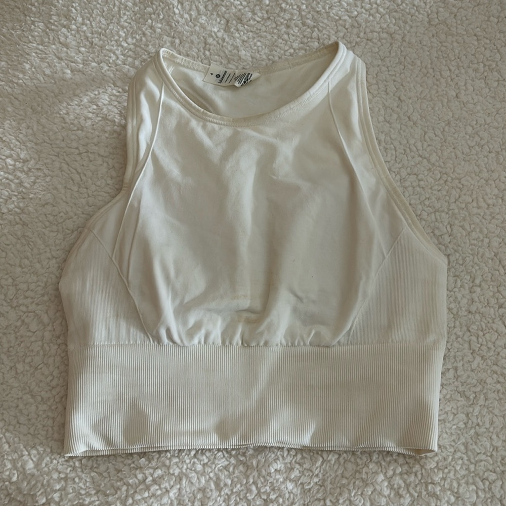 Lululemon athletic white athletic top